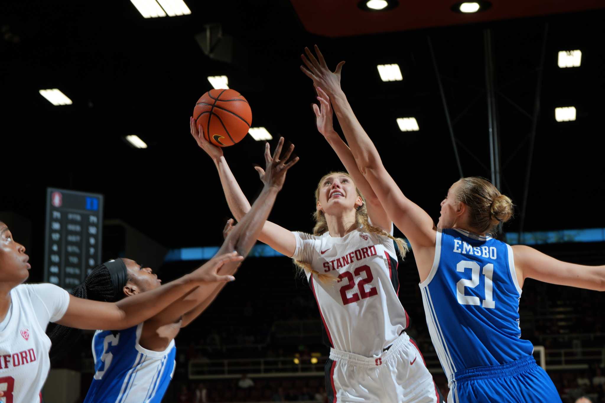 Stanford women pressed by Duke but hold on to win in overtime