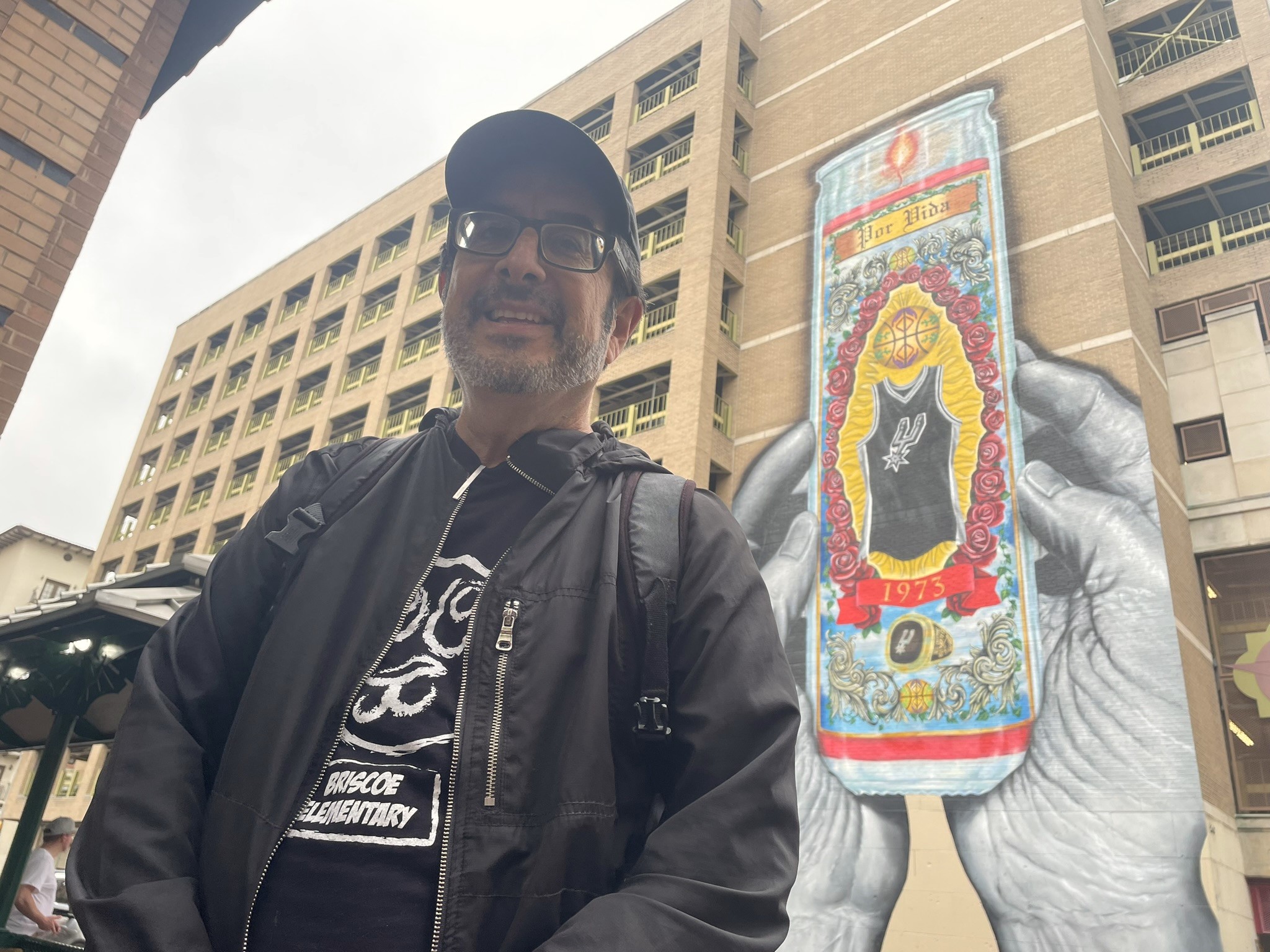 Centro San Antonio reveals Houston Street Garage Spurs mural