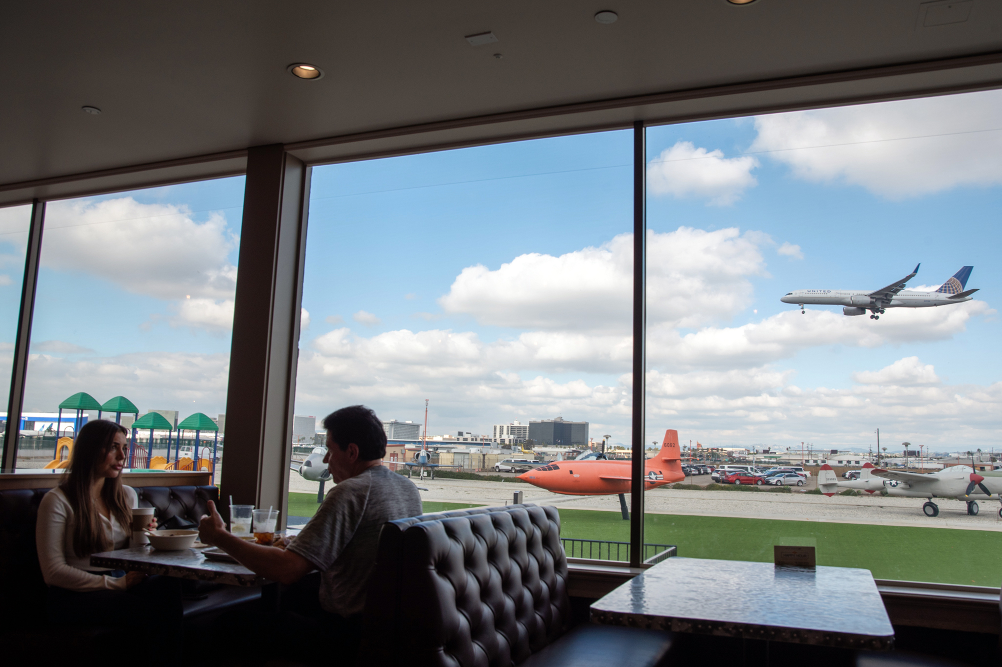 This LAXadjacent food hall serves bird’seye views of planes