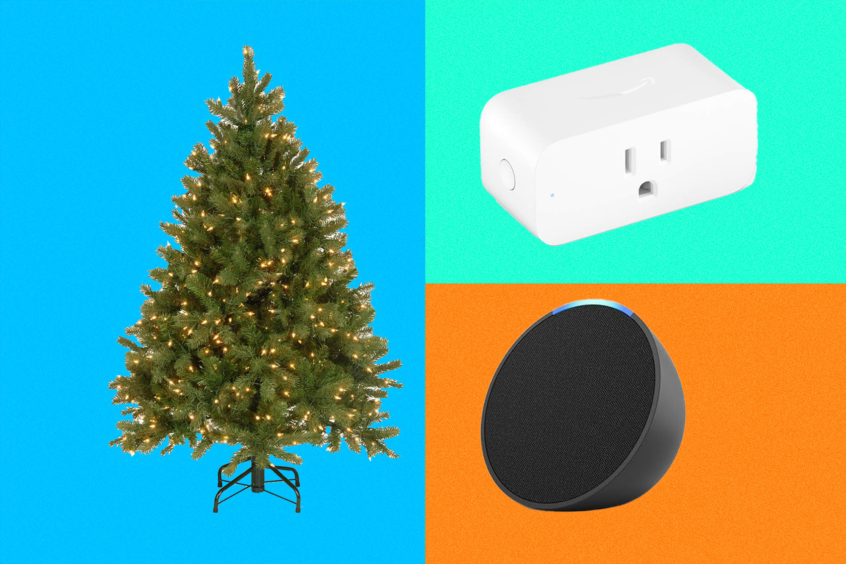 Best holiday deal: Buy a pre-lit holiday tree at  and get a free Echo  Pop smart speaker and free Smart Plug