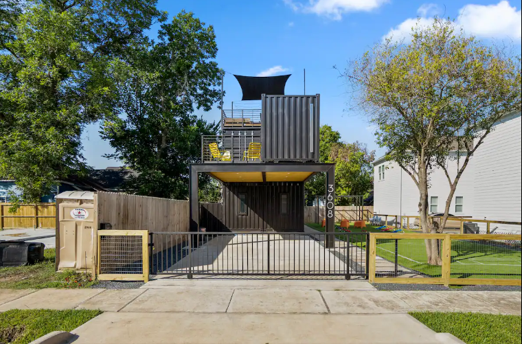 This Multi-level Container House Is the Coolest Airbnb in Houston