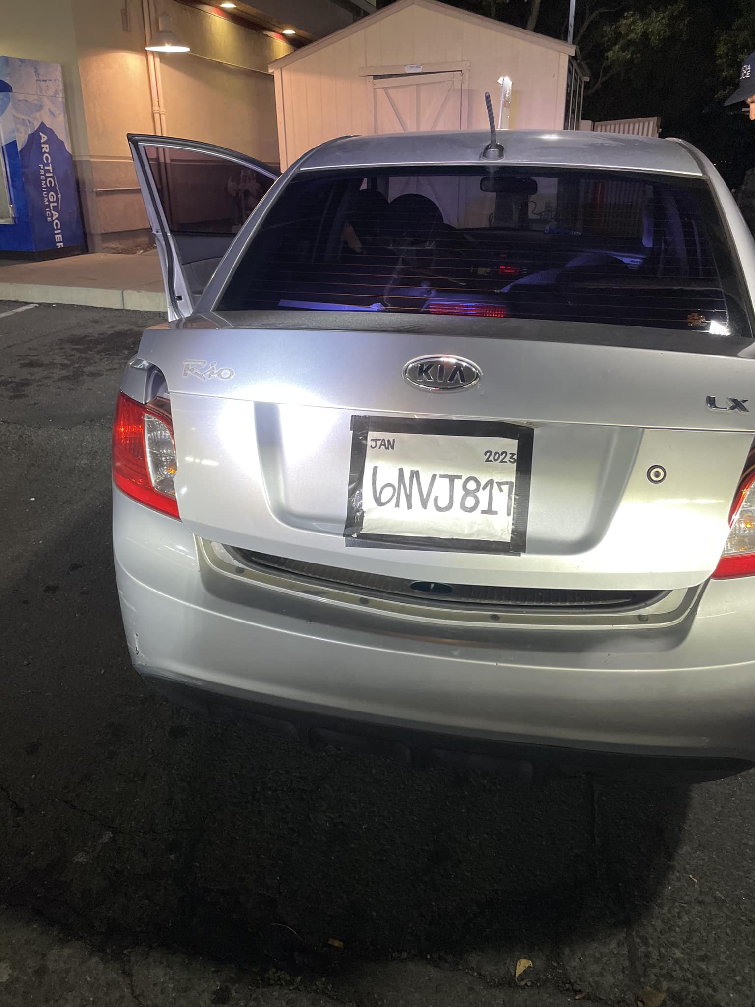 Handwritten license plate tips Benicia police to suspected stolen car