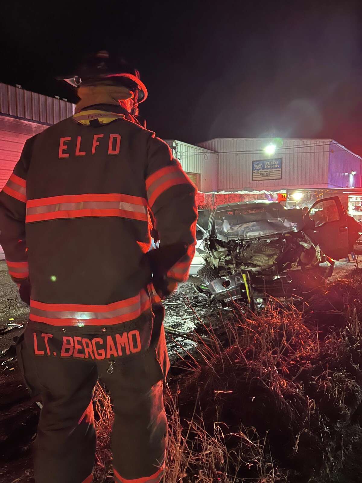 East Litchfield crash sends one to hospital, fire officials say