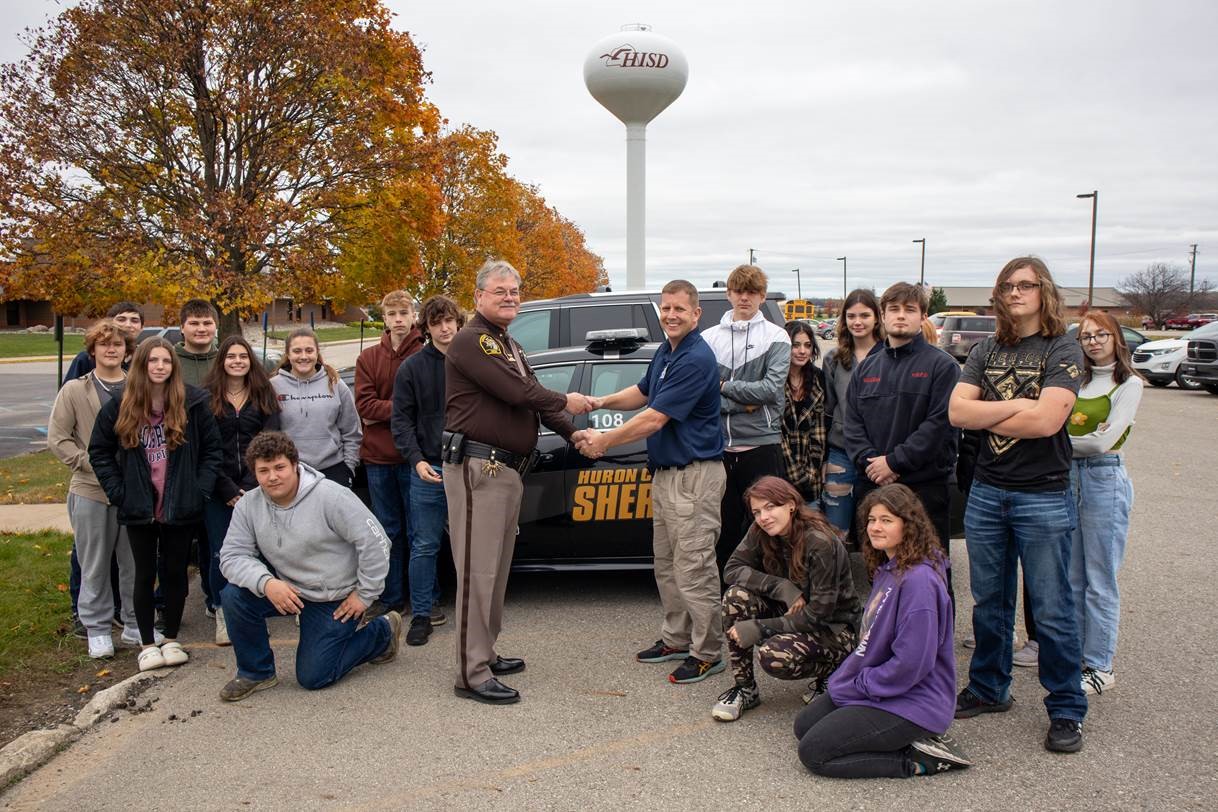 Patrol car donated to Huron Area Technical Center