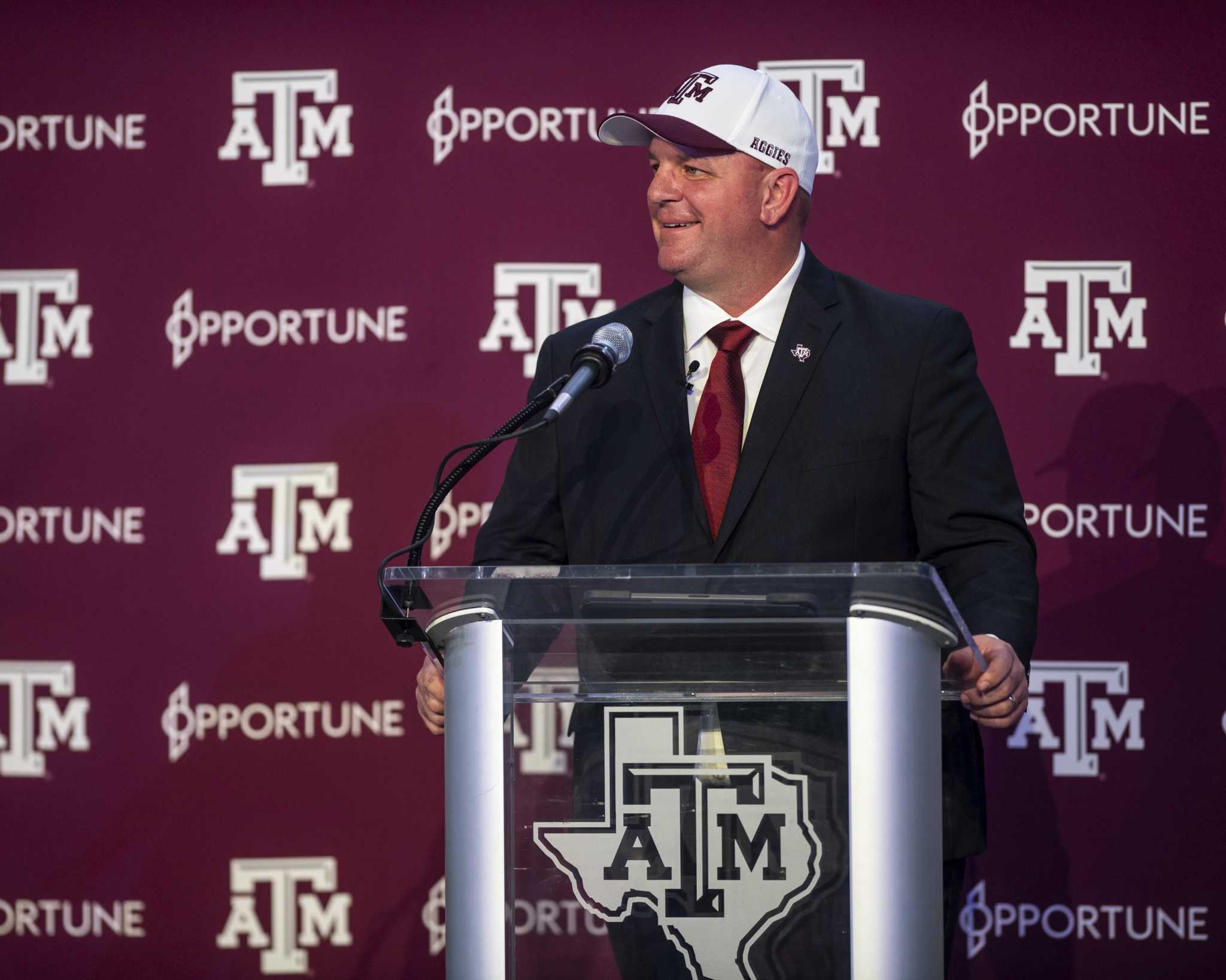 Texas A&M: New coach Mike Elko promises to build 'premier program'