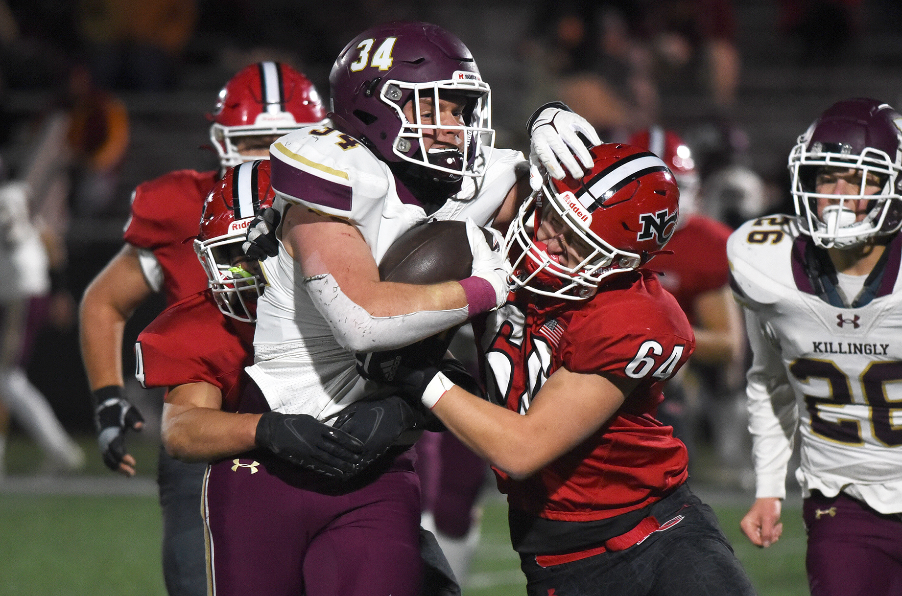 New Canaan High School football tops Killingly in Class L quarters