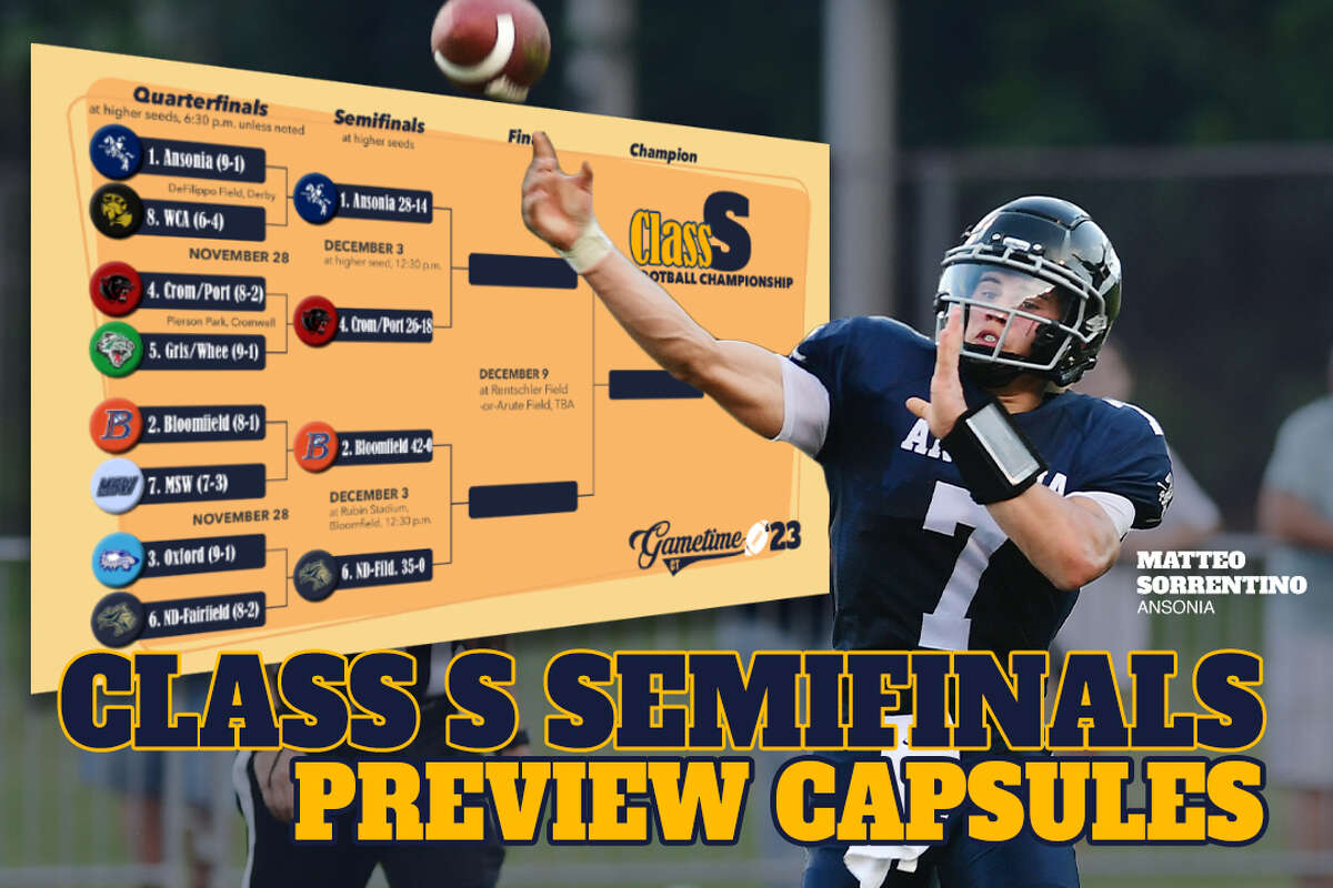 Class LL CIAC quarterfinal high school football previews 2023