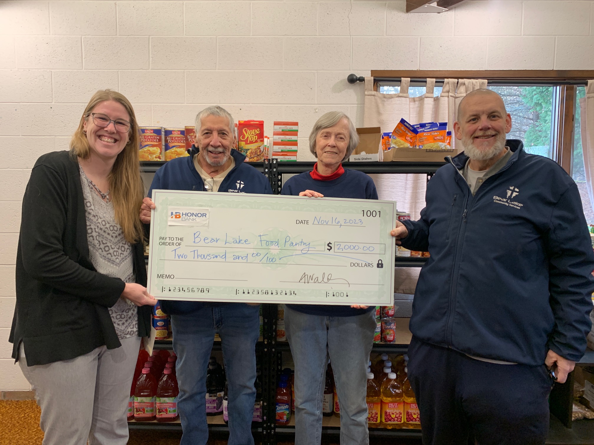 Honor Bank’s Honor Thy Neighbor Campaign raises 12,000