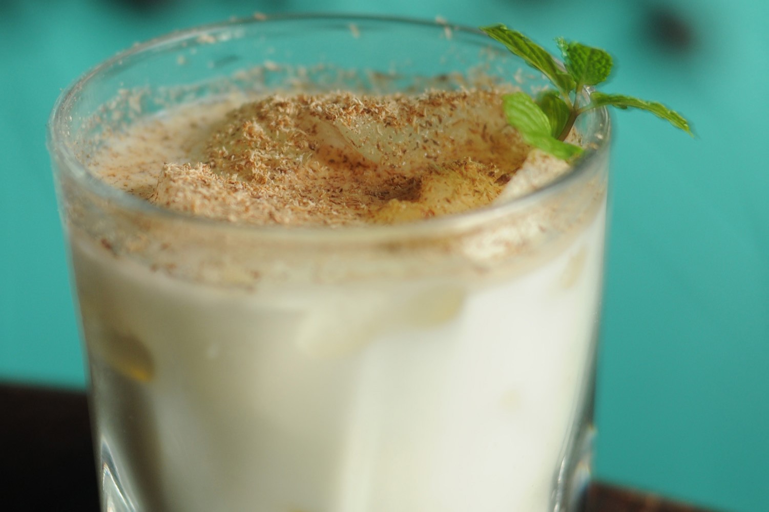 Puerto Rican restaurant Luna Rosa selling sweet, boozy coquito