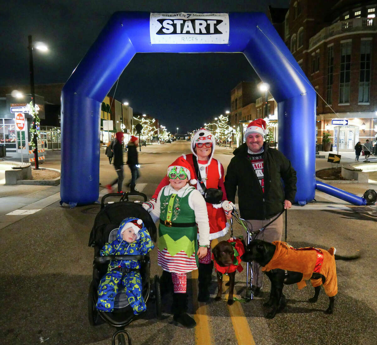 Jingle Bell Fun Run/Walk draws over 500 racers to Downtown Midland