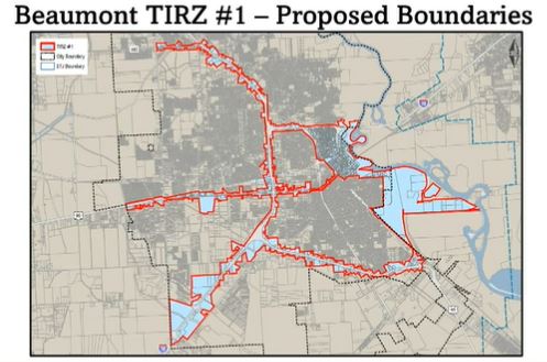 City of Beaumont to consider a Tax Increment Reinvestment Zone