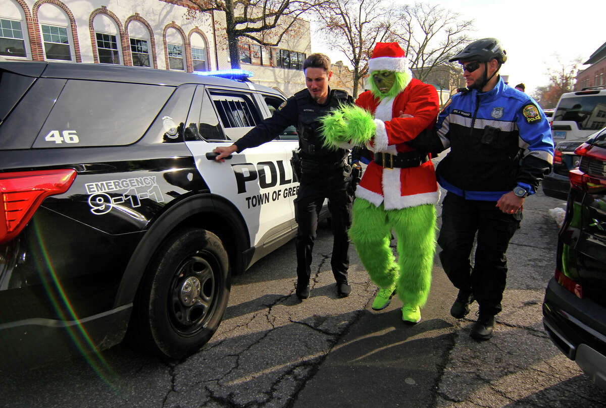 Grinch in a police car: Hillsborough officer has new 'passenger' for  holiday season