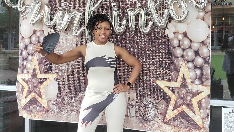 Jeni Rochelle Elder dressed up for the Beyoncé brunch at Union Kitchen locations in Houston.