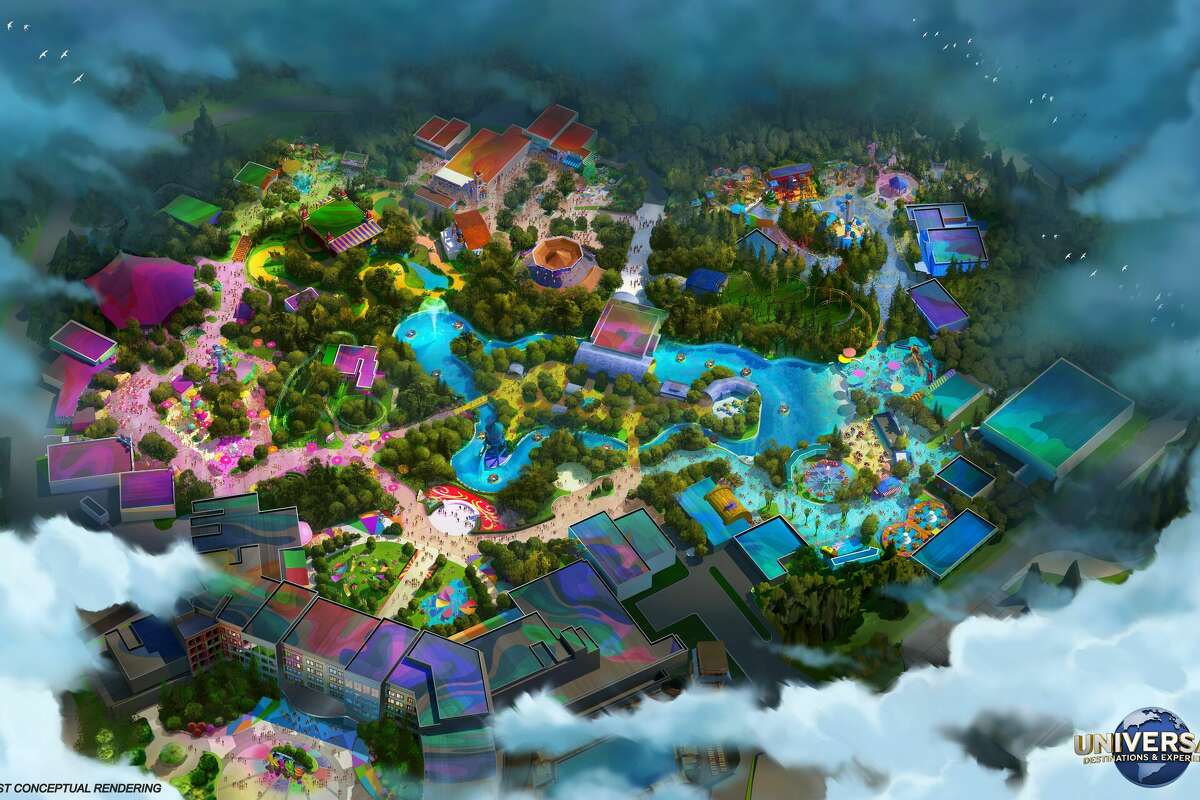 A rendering of Universal Kids Resort in Frisco, Texas.