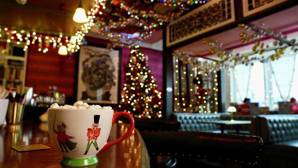 Julep's holiday cocktails include a spiked hot cocoa. 