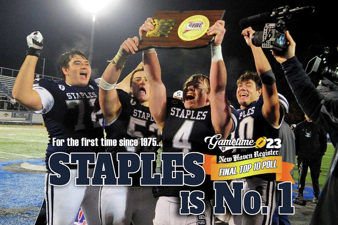 Staples is No. 1 in the final GameTimeCT Top 10 Poll for the first time  since 1975