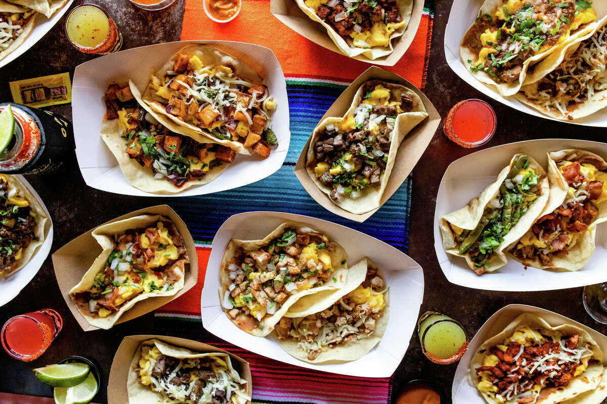 Bar bites like tacos, nachos, and pizza get a fresh twist at Monkey's Tail.