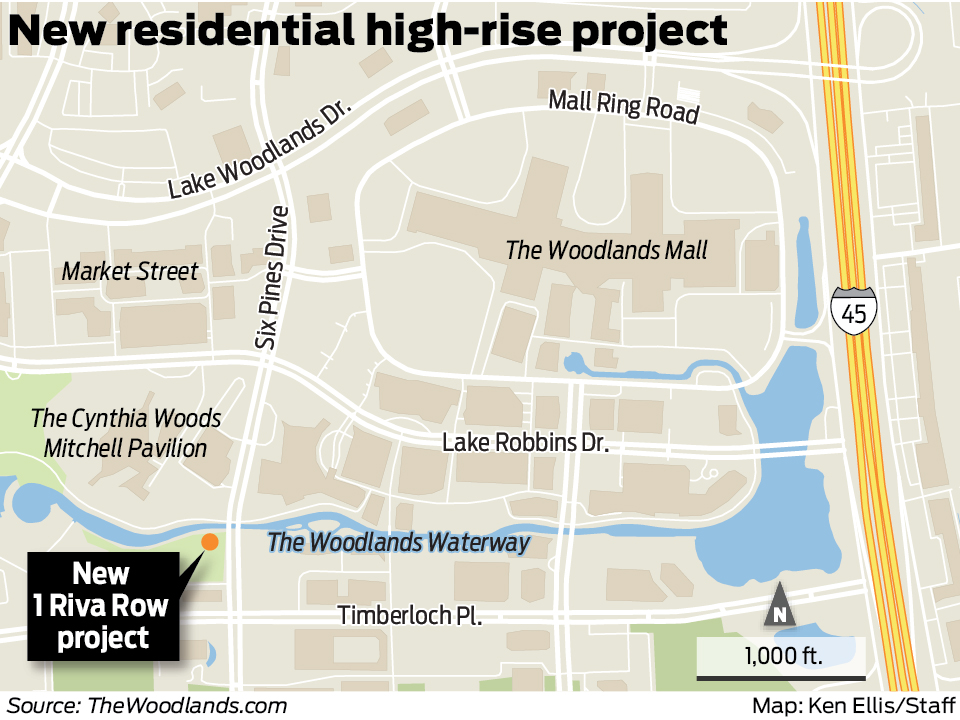 New Woodlands apartment tower draws construction site concerns