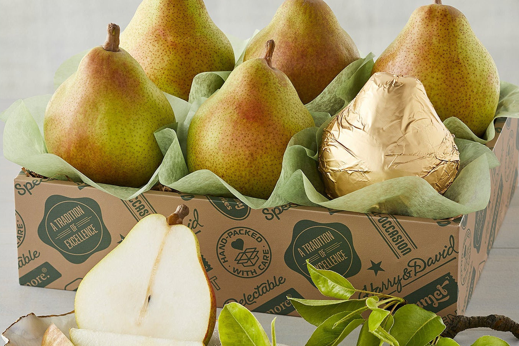 Harry and David pears in stock at SF Trader Joe's stores