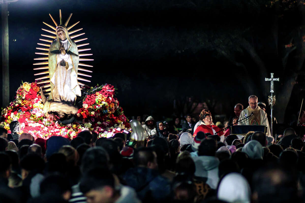 Midnight Mass at Our Lady of Guadalupe Church.