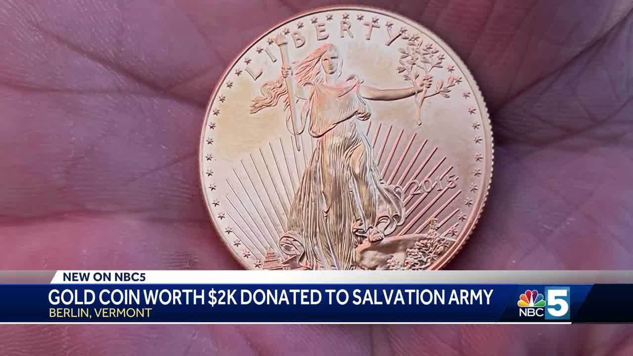 Rare gold coin worth thousands donated to a Salvation Army Red Kettle ...