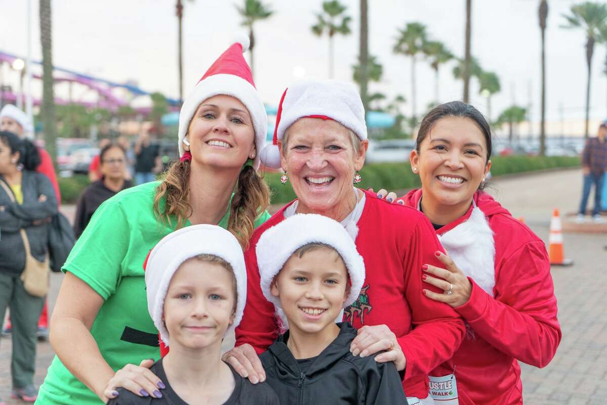 Santa Hustle Galveston Half Marathon, 5K, and Kids Dash. 