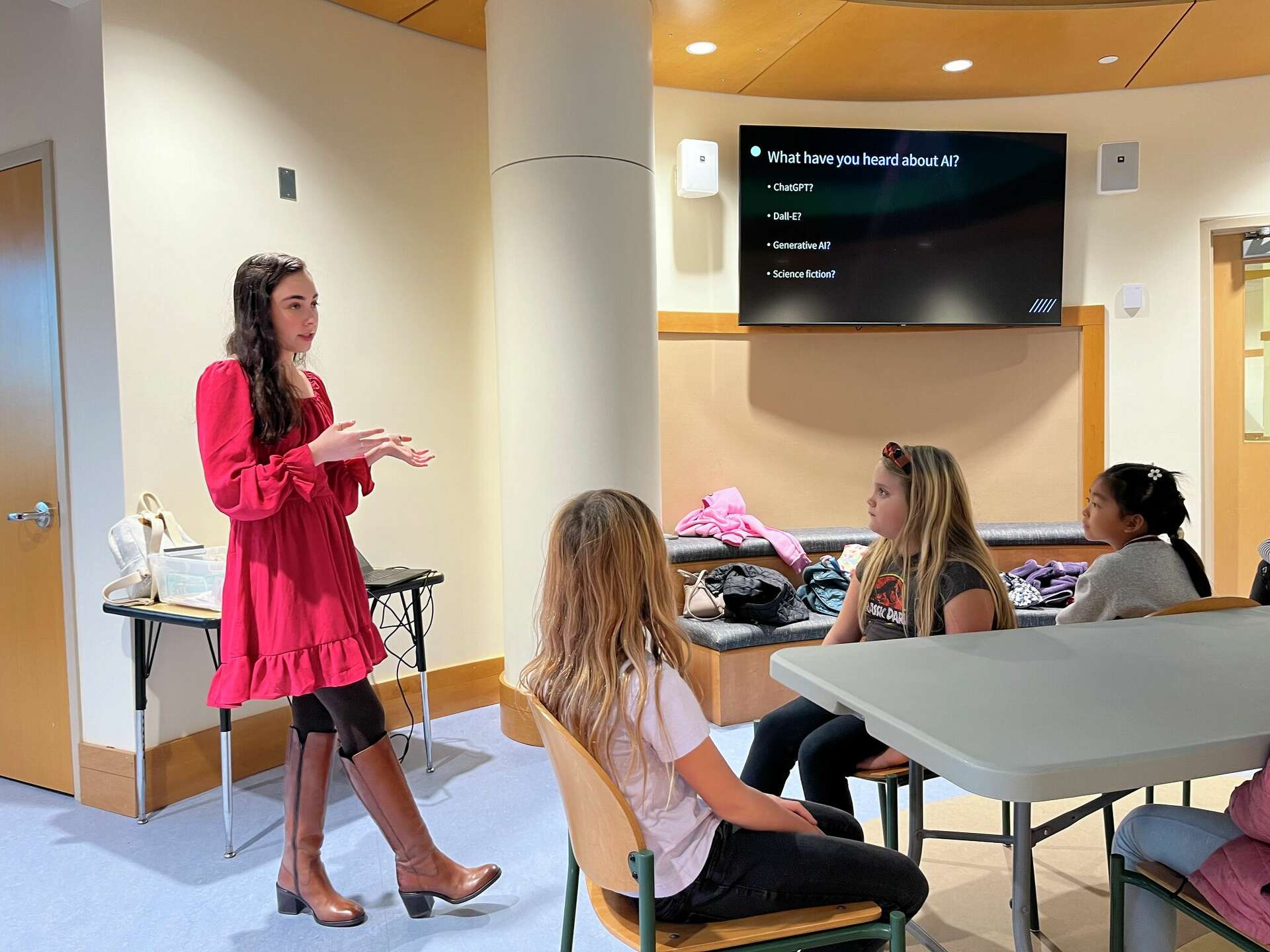 A Greenwich High School junior creates science program for young girls
