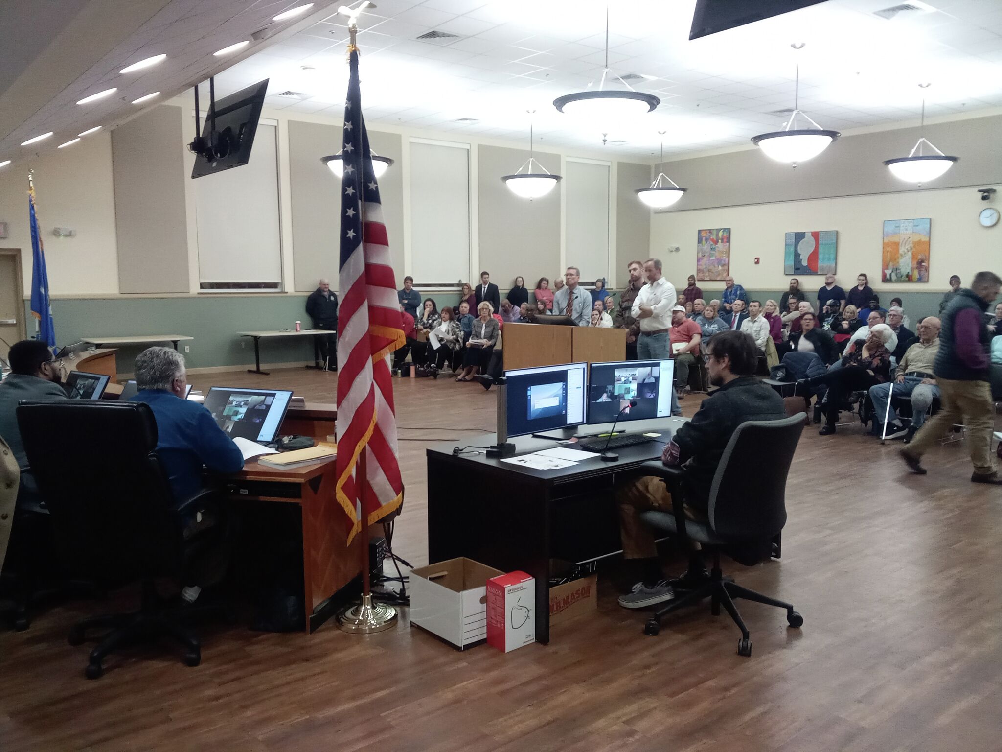 Torrington hearing on proposed shelter draws crowd