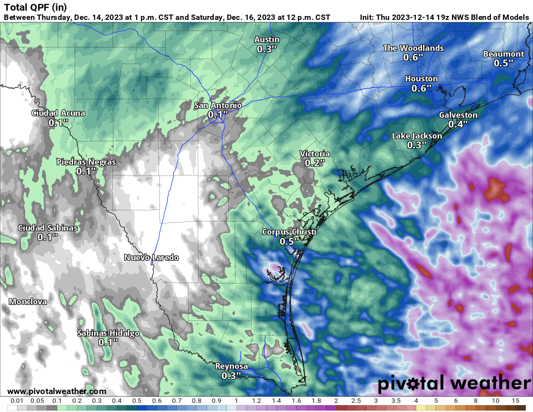 A cold front to hit San Antonio Friday night, but how much rain?