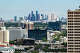 The downtown Houston skyline is visible from the roof of the Galleria Doubletree Hotel in Houston, Friday, Nov. 3, 2023