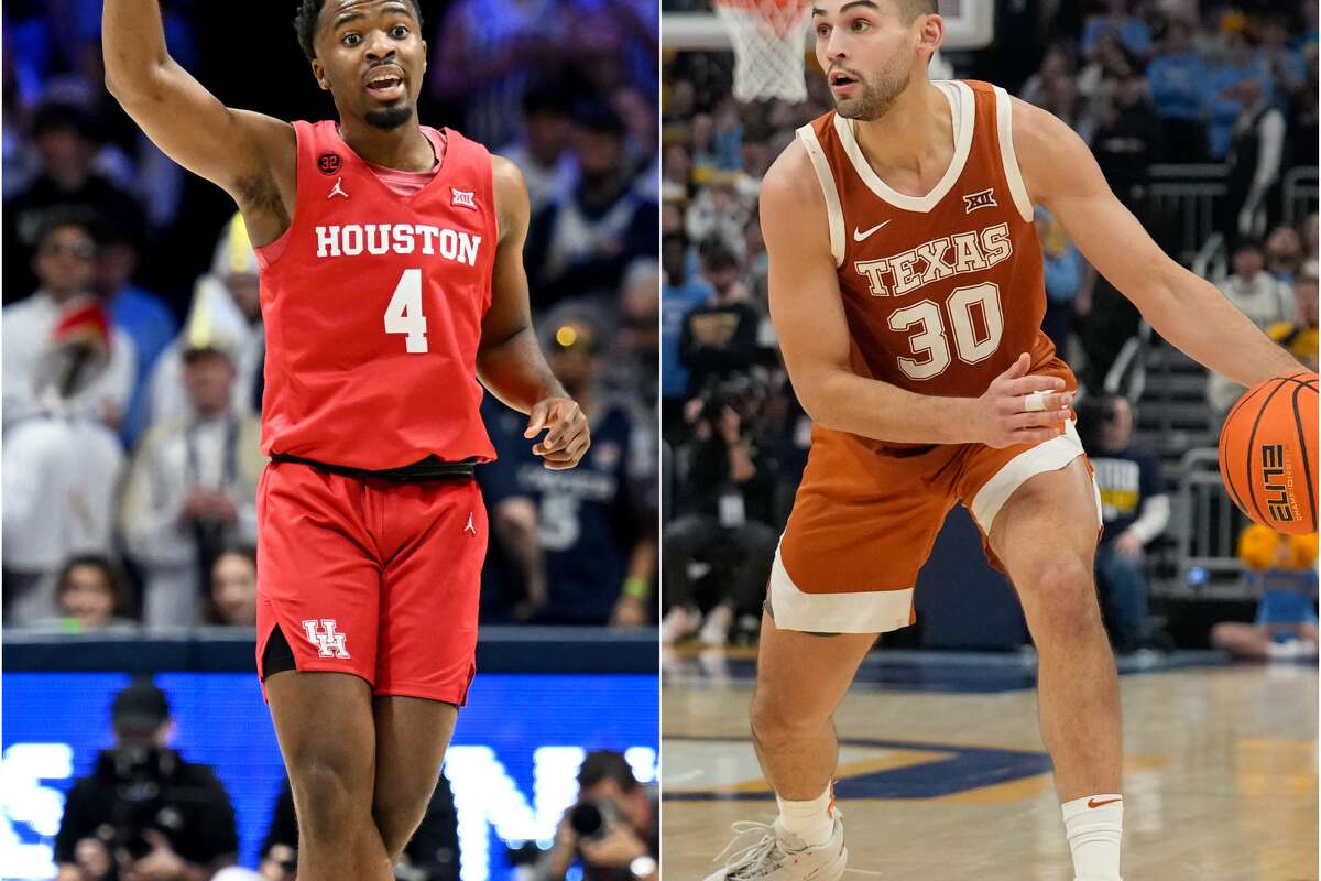 Houston Cougars guard LJ Cryer and Texas Longhorns forward Brock Cunningham, two of the veteran leaders on a pair of Final Four contenders