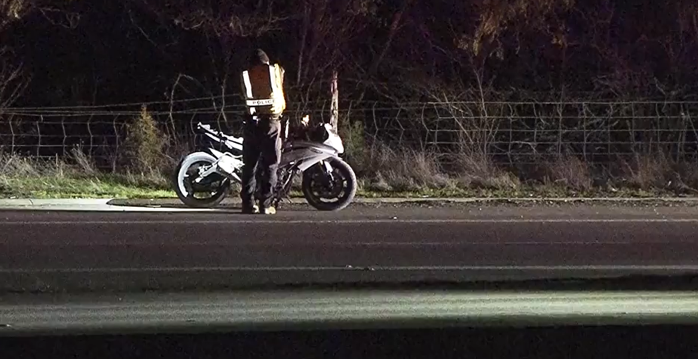 Motorcycle accident on North Loop 1604