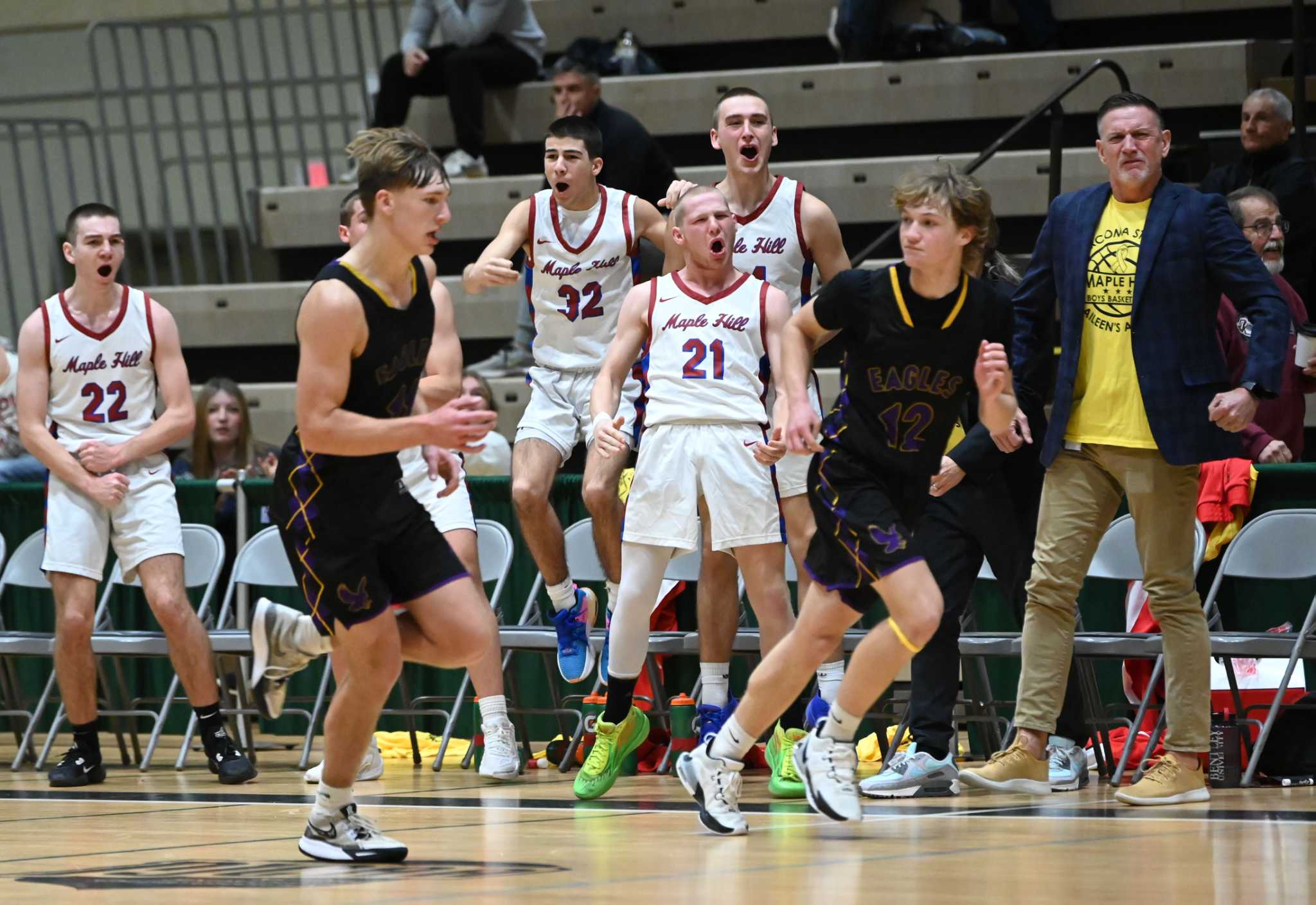 Maple Hill produces a huge victory over Duanesburg in boys' basketball