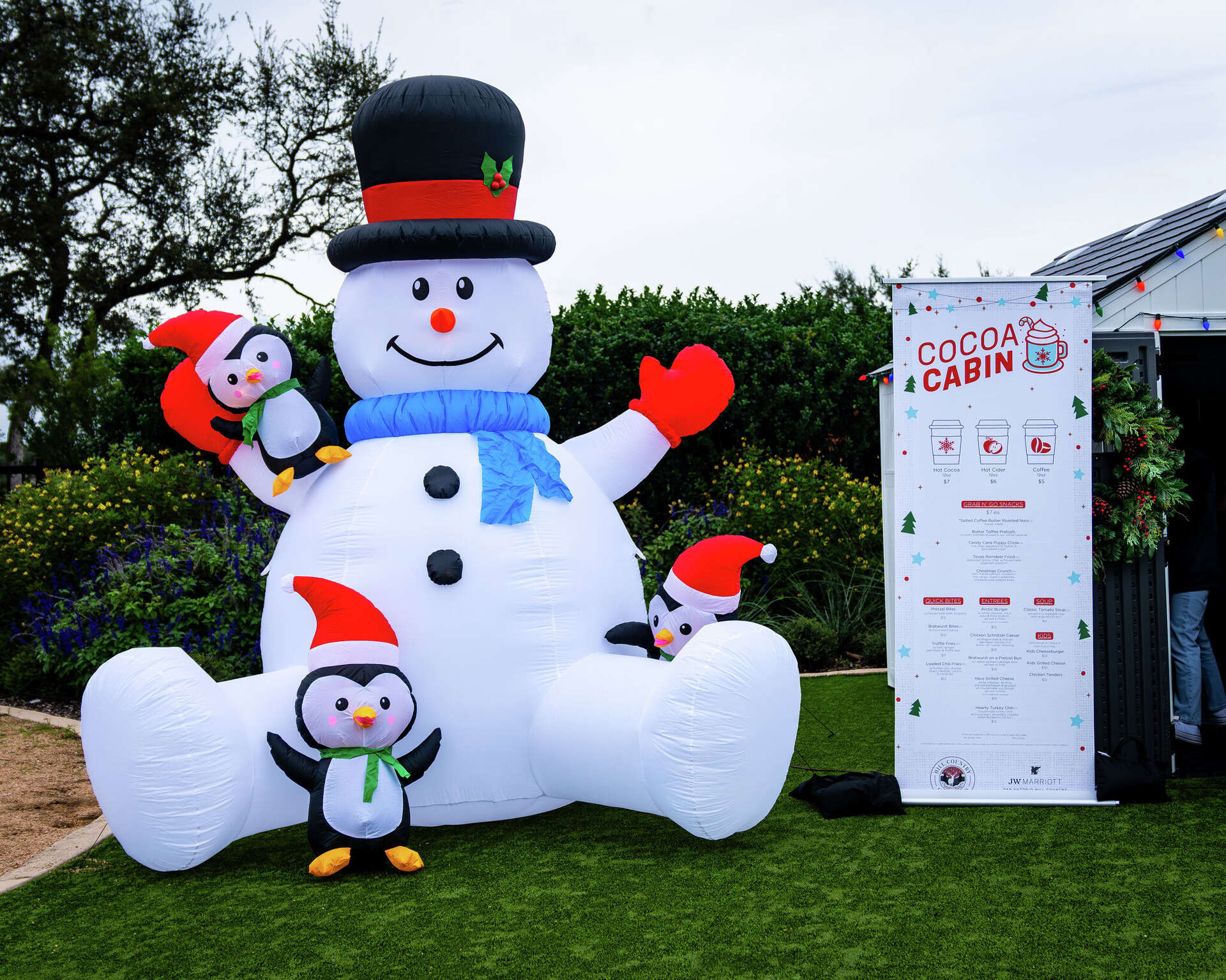 Hill Country Christmas features a snow mountain, Mrs. Claus and more