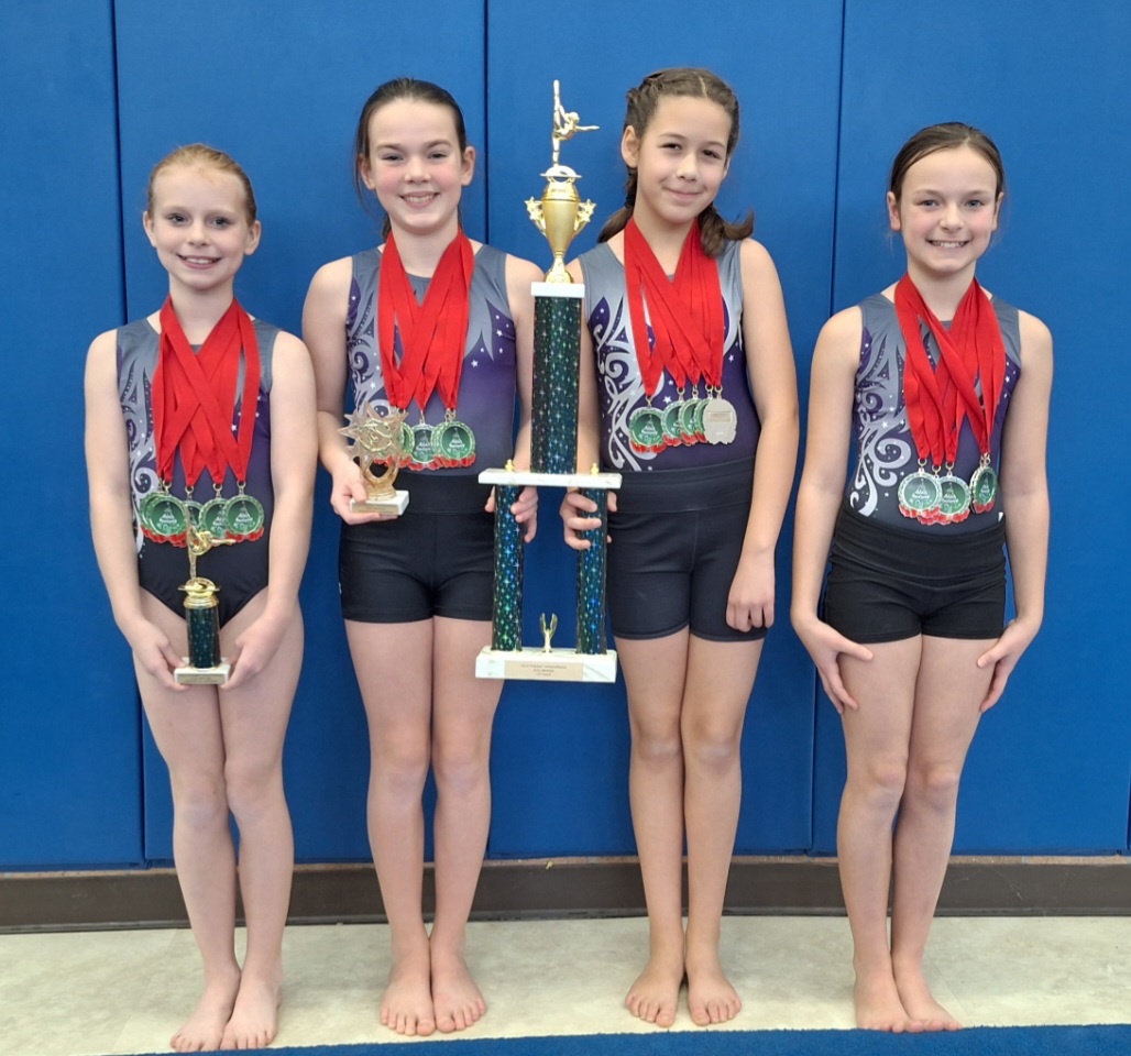 Flipstar Gymnastics teams bring home 40 podium medals