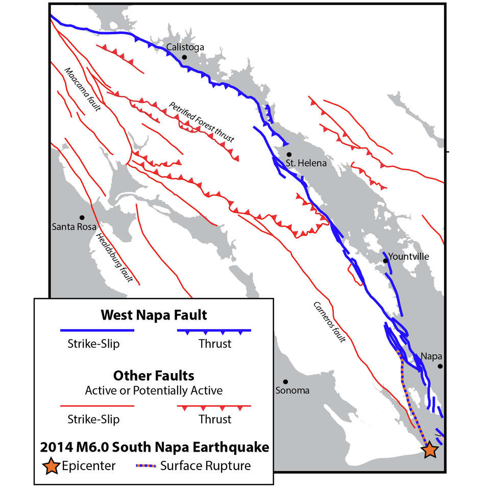 Earthquake california napa