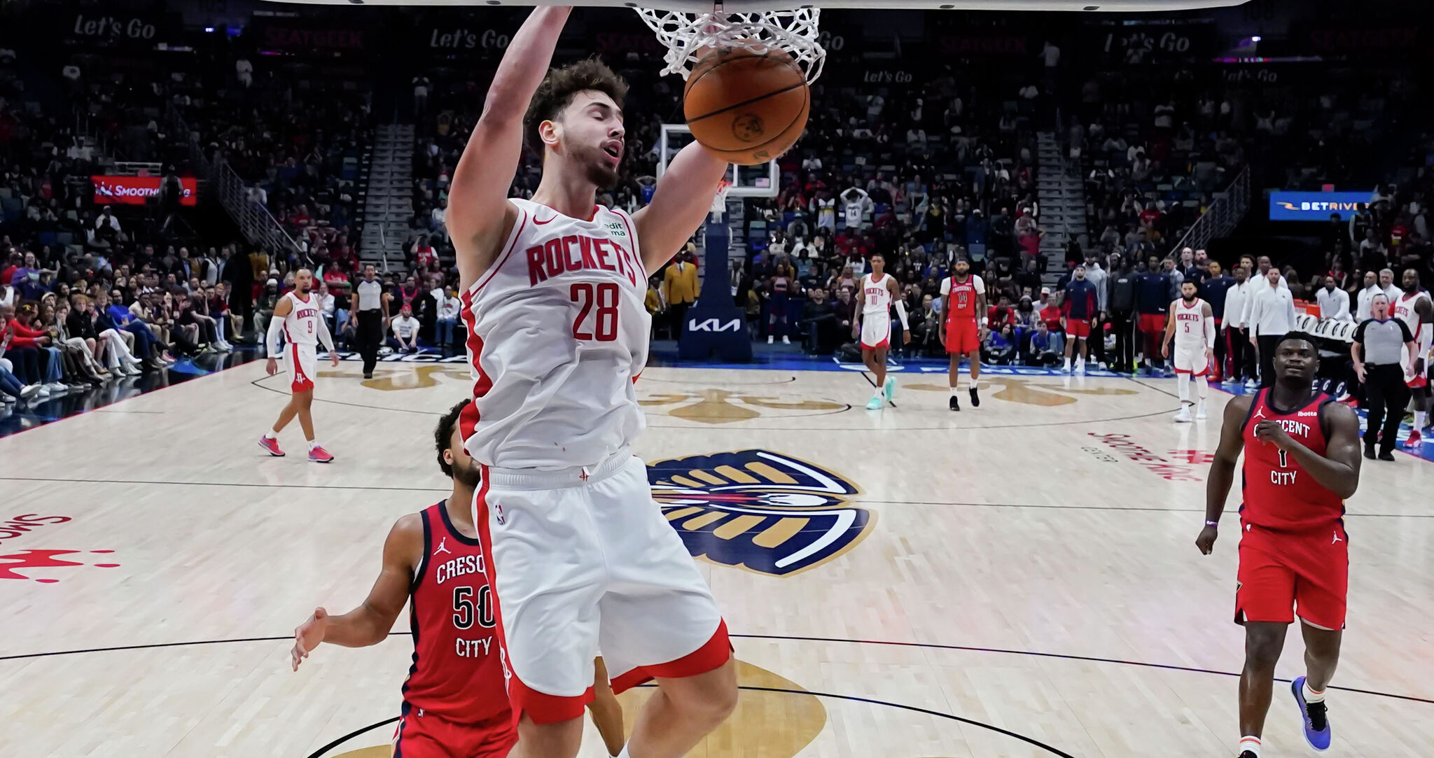 Alperen Şengün unstoppable in Houston Rockets' win over Pelicans