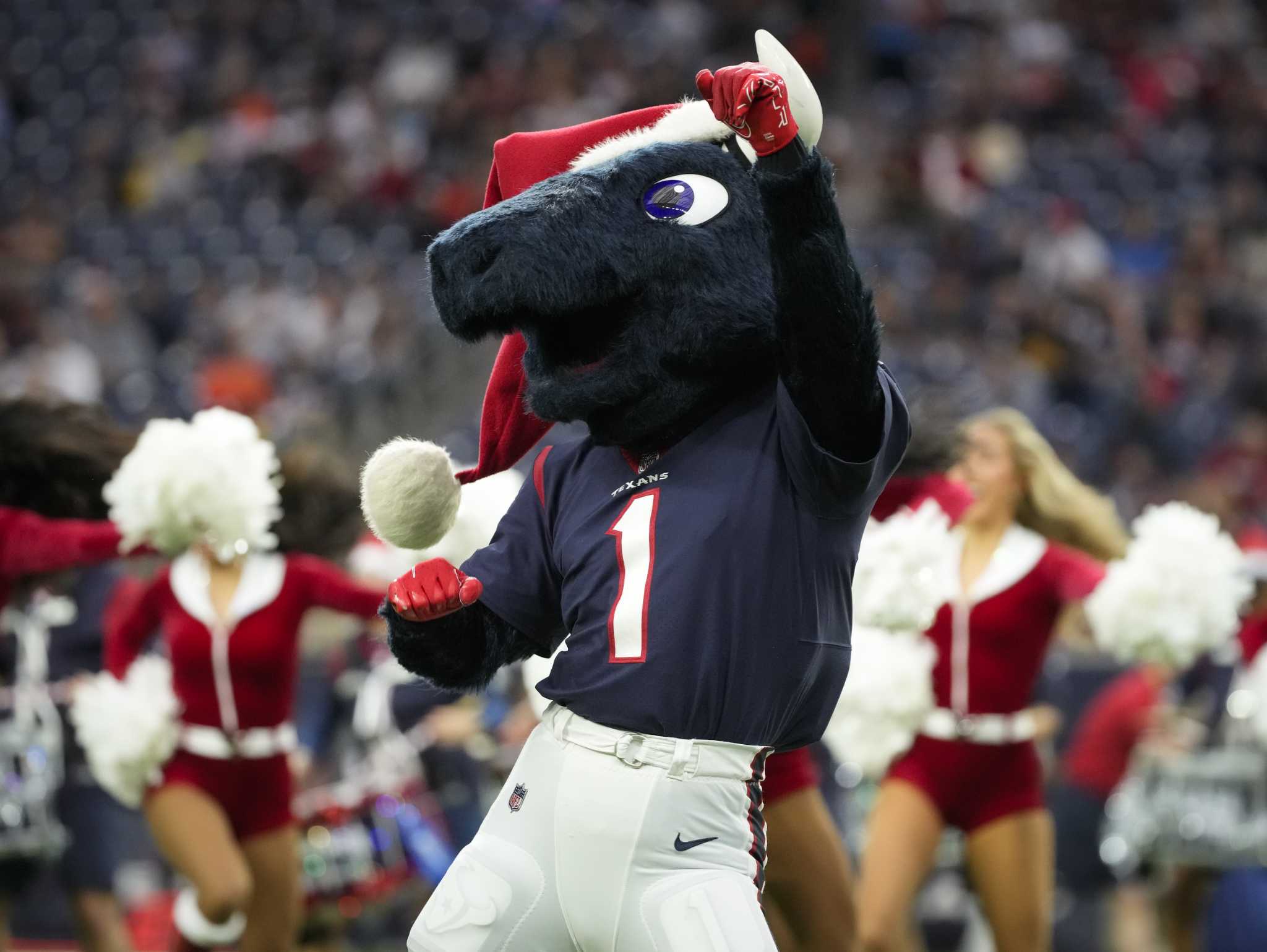 The skit Houston Texans' Toro was honored for at NFL Mascot Awards