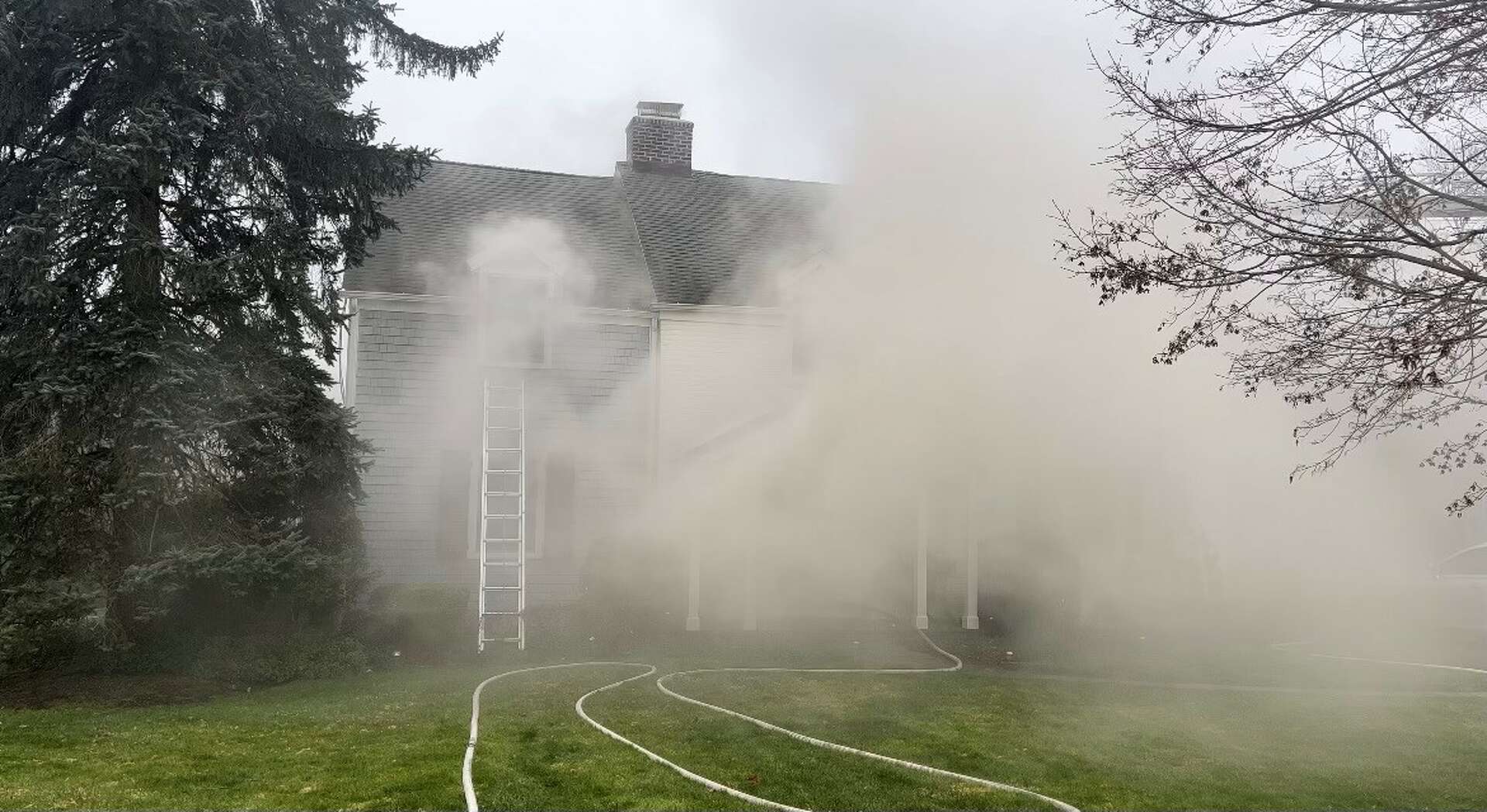 Two people displaced, but no injuries, after fire at Norwalk home