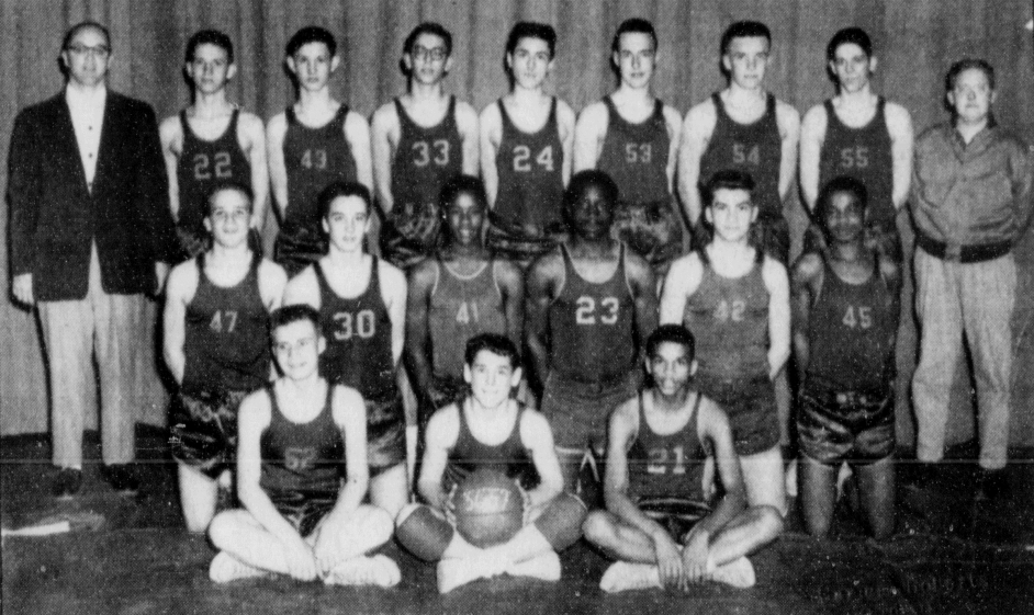 West Junior High School's 195657 basketball team A look back