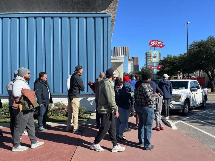 Texans line up for limitededition bourbon from Spec's