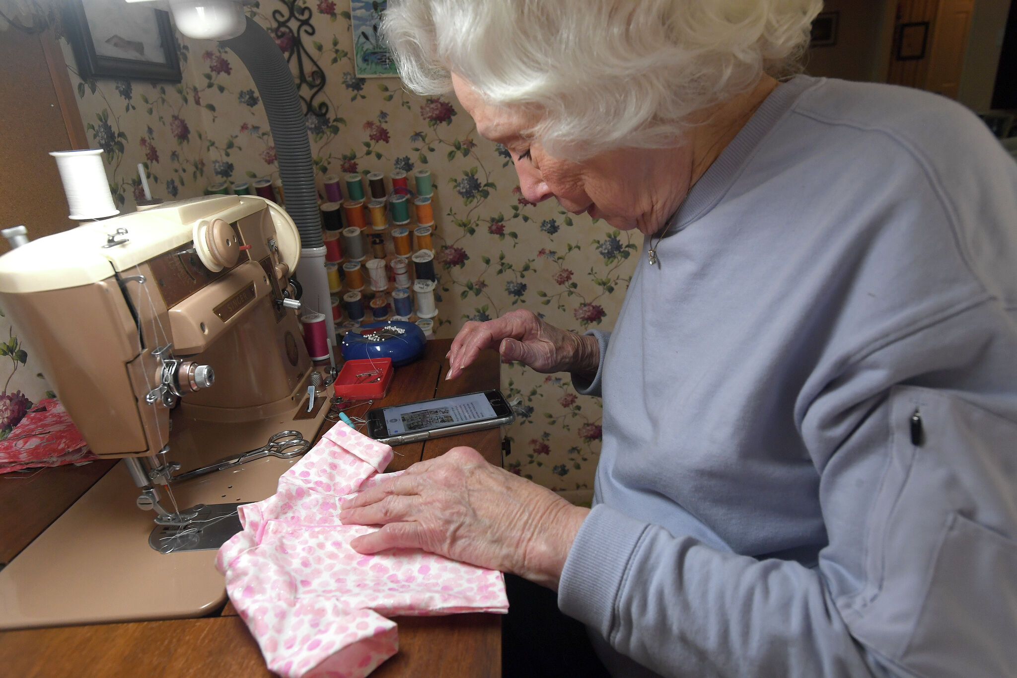 Beaumont senior puts sewing skills to use in doll clothes