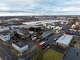 A drone view of the aftermath of the explosion at the Tradebe Environmental Services facility in Bridgeport Friday afternoon. The driver of a truck delivering 4,000 gallons of "low-grade oxidizer" opened a valve, likely sparking several explosions at Tradebe Environmental Services, a Bridgeport official says.