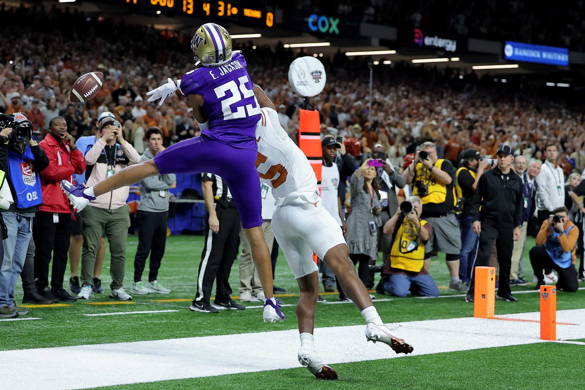 In Wild Sugar Bowl Finish Texas Longhorns Fall To Washington Huskies 