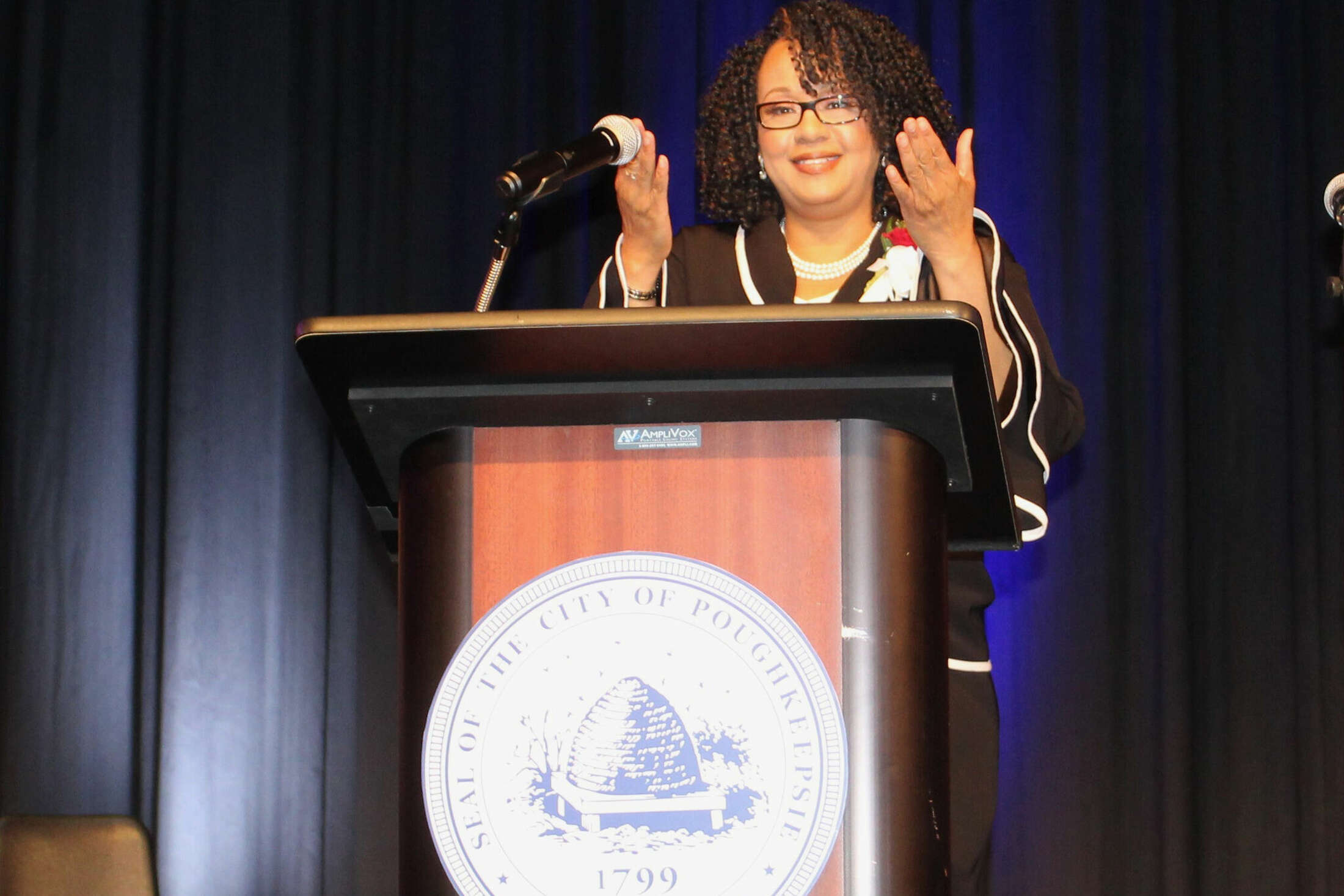Yvonne Flowers sworn in as Poughkeepsie’s first Black mayor