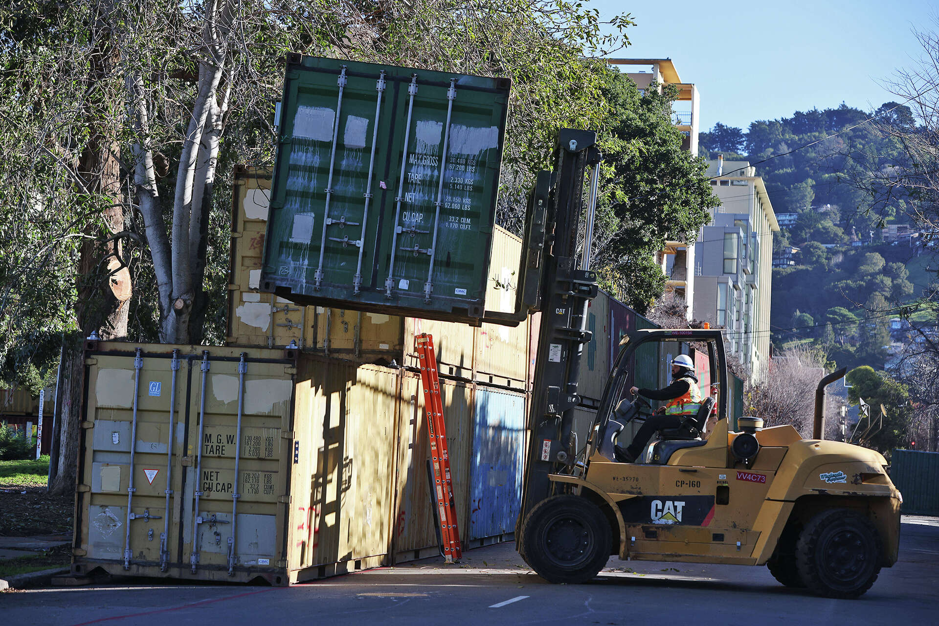 UC Berkeley takes over People's Park with walls of shipping containers