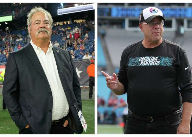 Carolina's David Tepper (right), who owns the NFL's Carolina Panthers and Charlotte FC of the MLS, was a recent example of a how a sports owner should not act. Houston should be glad to have its current group, including Texans owner Cal McNair.