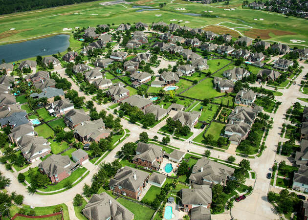 Homes in the Stone Gate subdivision located in Northwest Houston near Cypress photographed on Thursday, May 23, 2013, in Houston. ( Smiley N. Pool / Houston Chronicle ) (Photo by Smiley N. Pool/Houston Chronicle via Getty Images)