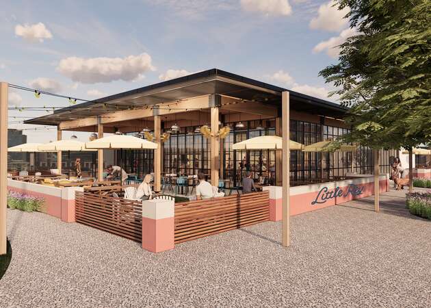 A rendering of Little Rey, Ford Fry's latest restaurant concept in Houston, Texas. The Northern Mexico-inspired taco joint is expected to open in early 2024 near the River Oaks Shopping District.