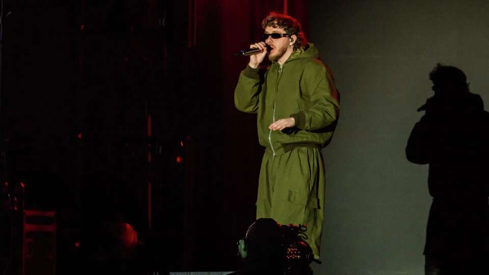 Jack Harlow performs for AT&T Playoff Playlist Live! at Shell Energy Stadium on Saturday, January 6, 2024